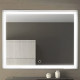 Зеркало в ванную с LED подсветкой Relisan REBECCA Гл000024371, 90x70 прямоугольное  (Гл000024371)