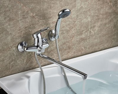 Смеситель для ванны Ledeme L2204 H04 однорычажный хром