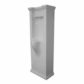 Писсуар напольный Kerasan Waldorf 413101, белый, ретро-дизайн, с сифоном и крепежами