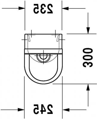 Писсуар Duravit Starck 3 0827250000