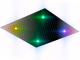 Otler Pearl PA52 квадратный душ с подсветкой, 7 цветов, 52см х 52см  хром (PA52 cr)