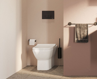 Клавиша смыва Vitra Loop O 740-0511 черная