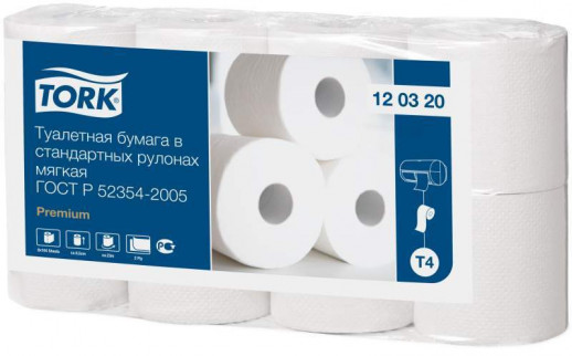 Tork туалетная бумага в стандартных рулончиках мягкая