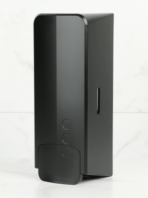 Диспенсер для жидкого мыла Nofer Black 03040.N Черный матовый