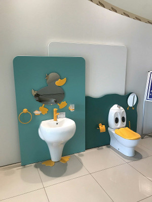 Мыльница настенная Creavit Ducky BR20203Y желтая
