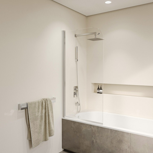 Шторка на ванну RGW Screens SC-109 60х150 411110906-11 прозрачная профиль хром