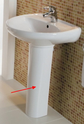 JIKA LYRA 1927.0.000.000.9 пьедестал, белый