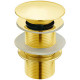 Донный клапан SantiLine SL-108 click-clack золото для раковины  (SL-108)