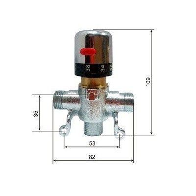 Kopfgescheit KR532 12D термостат, хром