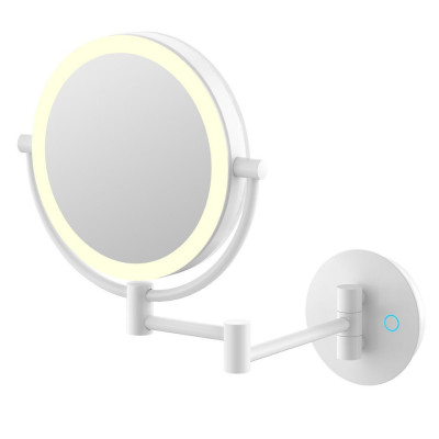 Зеркало косметическое JAVA S-M222W, белый