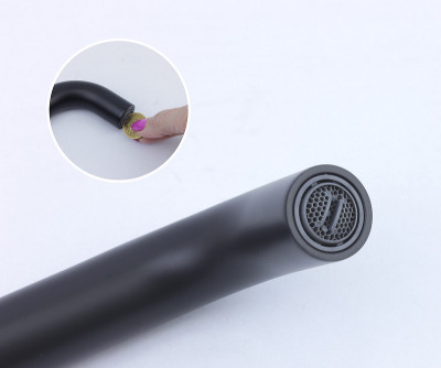 Смеситель для раковины Bronze de Luxe Scandi 14511B черный матовый однорычажный