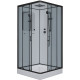Душевая кабина Niagara Premium 90x90 NG-6901-01Q Black без гидромассажа квадратная  (69010134QBLACK)