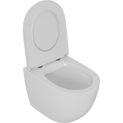 Комплект унитаза с инсталляцией D&K Matrix DS1391602 микролифт с белой клавишей