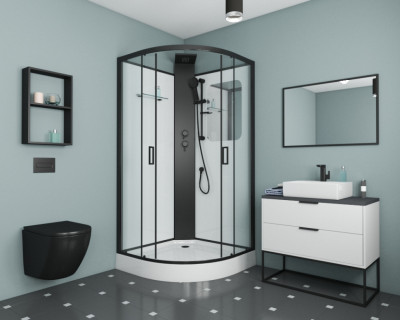 Душевая кабина GROSSMAN GR251 90x90х205 см низкий поддон