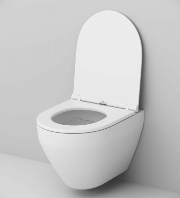 Комплект унитаза AM.PM Spirit FlashClean C701700WH+C707857WH с инсталляцией Tece Profil 9400412 сиденье микролифт клавиша смыва Хром глянцевый