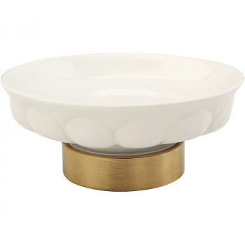 Мыльница настольная Migliore Olivia 17416 белая бронза