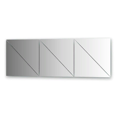Зеркальная плитка Evoform Refractive 40х40 с фацетом 10 мм BY 1521