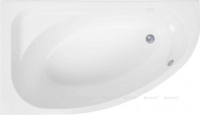 Акриловая ванна Aquanet Mia 140x80 L пристенная асимметричная (00246496)