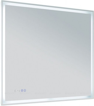 Зеркало в ванную Aquanet Оптима 90 белый матовый подвесное (00288966)