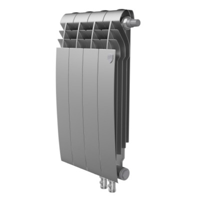 Радиатор Royal Thermo BiLiner 500 /Silver Satin VR - 4 секций (RTBSSVR50004)