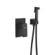 Гигиенический душ со смесителем Rose R2805H, черный (R2805H)