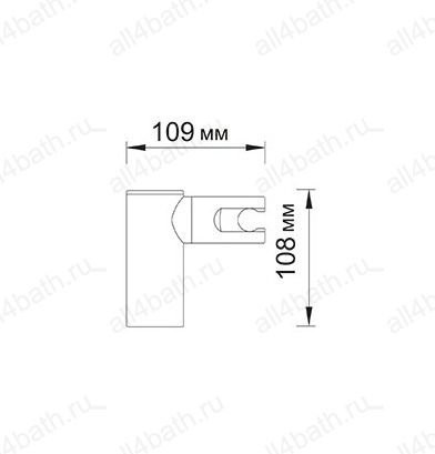WasserKRAFT A008 держатель лейки