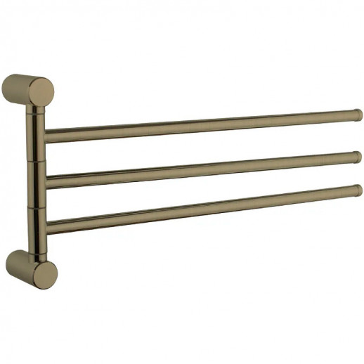 Полотенцедержатель Haiba HB8413-4 поворотный (нерж сталь) бронза