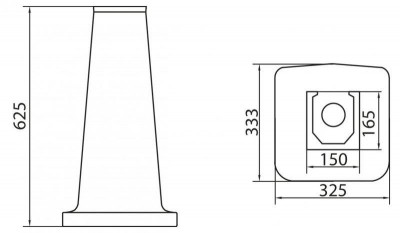 Раковина Belbagno boheme bb115l, 68,5х59 см