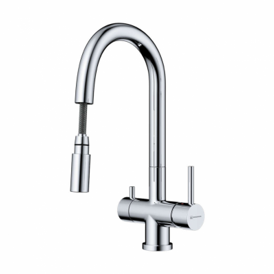 Смеситель для мойки OMOIKIRI AKITA-S-C хром (4994330) с вытяжной лейкой