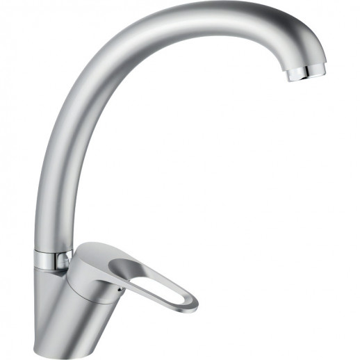 Однорычажный смеситель для кухни Haiba HB4113-1 с поворотным изливом (латунь) хром