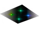 Otler Pearl PA82 квадратный душ с подсветкой, 7 цветов, 82см х 82см  хром (PA82 cr)