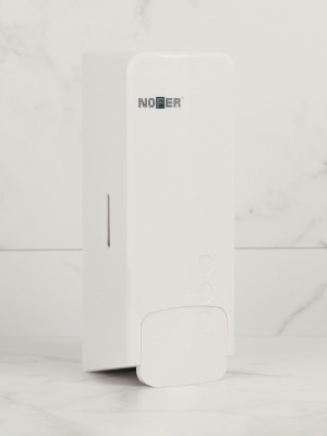 Диспенсер для жидкого мыла Nofer White 03040.W Белый
