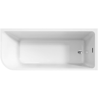Ванна акриловая BelBagno 170x73 R BB712-1700-730-R без гидромассажа угловая
