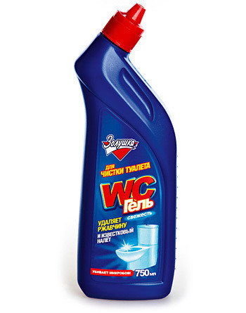 Золушка WC гель для чистки туалета 750 мл