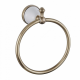 Gus 981007 полотенцедержатель кольцо, бронза/белый фарфор  (981007)