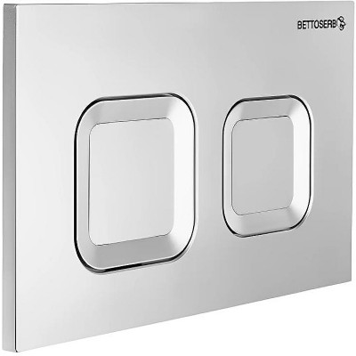 Клавиша смыва Bettoserb Sava Fix Slim Djerma 40006472 хром пластик