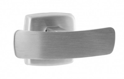 Крючок для ванной двойной Mediclinics medisteel AI0036CS, нержавеющая сталь, матовая поверхность