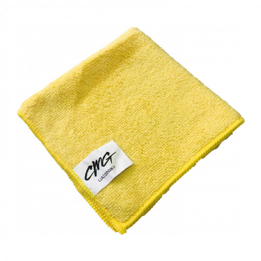 Warp-knitting Салфетка из микрофибры универсальная 30х30см, Плотность 220гр/м., жёлтая