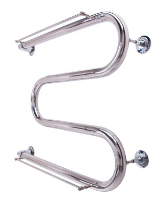 Водяной полотенцесушитель Акванерж М-образный с полками 500х400, хром