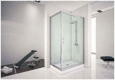 Душевой уголок Aquanet Alfa NAA1131 120x80, прозрачное стекло прямоугольная