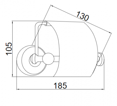 Boheme PROVANSE 10801 бумагодержатель с крышкой, бронза