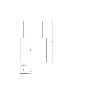 Ершик Boheme Venturo 10949-W-G напольный, белый/золото