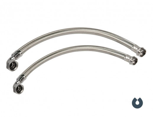 Шланг угловой UNIPUMP 80 см, 1"x1", в металлооплетке (21846)