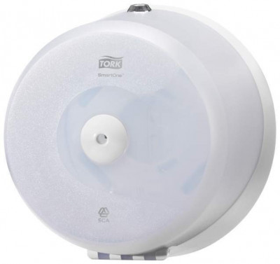 294023 Tork SmartOne диспенсер для туалетной бумаги в мини рулонах белый 472026