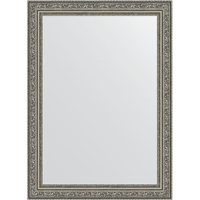 Зеркало настенное Evoform Definite 74х54 BY 3040 в багетной раме Виньетка состаренное серебро 56 мм
