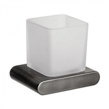 Стакан Remer Lounge LN15CFP, черный брашированный хром