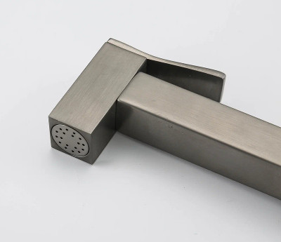 Гигиенический душ со смесителем Gappo G17-9 G7217-9 оружейная сталь