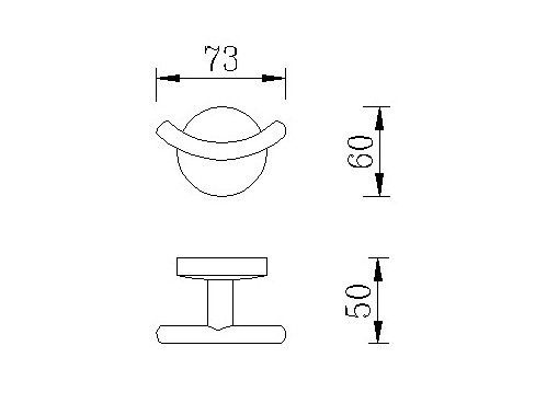 Крючок двойной RUSH Fiji (FI18220)
