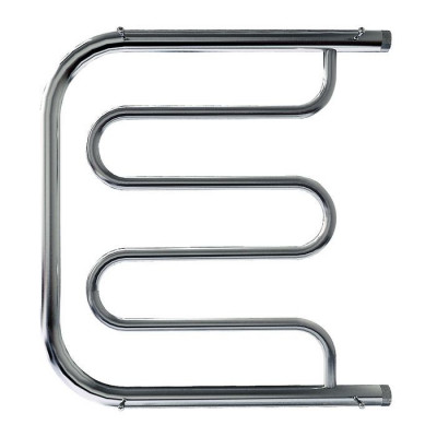 ТЕРА ПСВ-02-02 водяной полотенцесушитель ФОКСТРОТ с полкой 500х500, хром