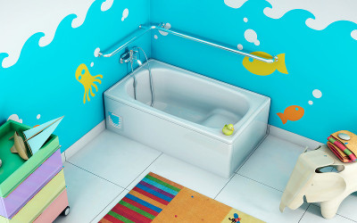 Ванна стальная Koller Pool 105x70E B05E2200E прямоугольная